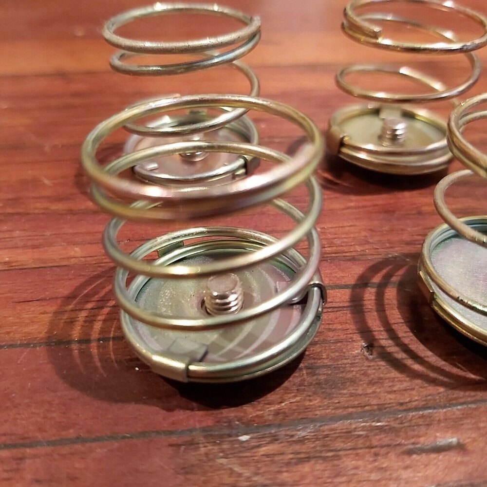Pioneer PL-12D Flat Spring Suspension Springs with Hardware Set of 4 Parts